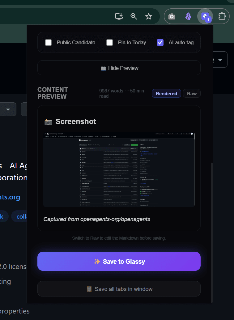 Walkthrough preview for Region Screenshots and the Element Picker